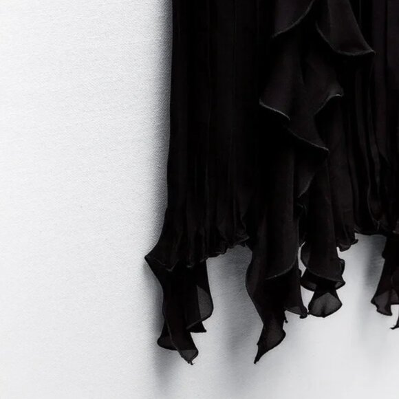 Zara Ruched Strapless Dress S - Picture 8 of 14